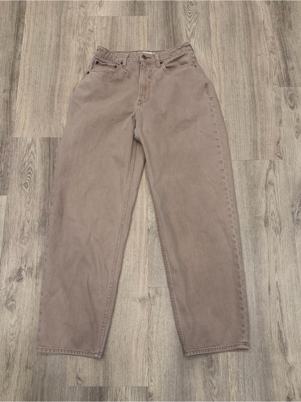 Abercrombie & Fitch Curve Love The Taper High Rise Jeans | Size 27/4R - Picture 1 of 5